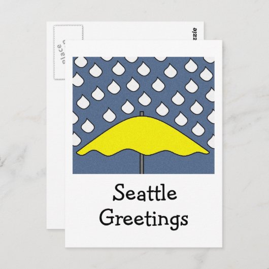SEATTLE BRIEFKAART (Voorkant / Achterkant)
