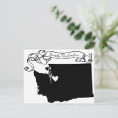 Seattle Briefkaart (Staand voorkant)