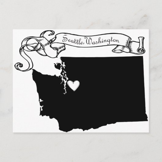 Seattle Briefkaart (Voorkant)