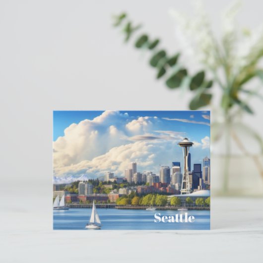 Seattle Briefkaart (Staand voorkant)