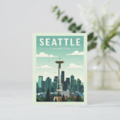Seattle Briefkaart (Staand voorkant)