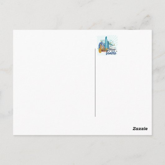 Seattle Briefkaart (Achterkant)