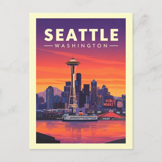  Seattle Briefkaart (Voorkant)