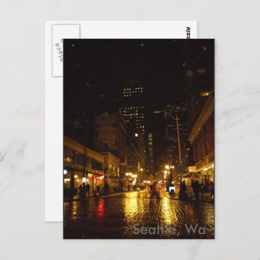 Seattle briefkaart (Voorkant / Achterkant)