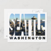 Seattle, Briefkaart Washington (Voorkant / Achterkant)