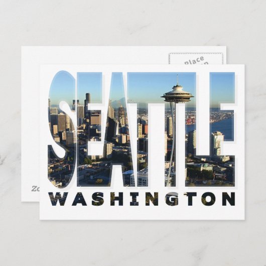 Seattle, Briefkaart Washington (Voorkant / Achterkant)