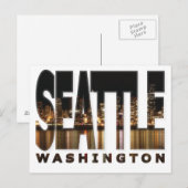 Seattle, Briefkaart Washington (Voorkant / Achterkant)