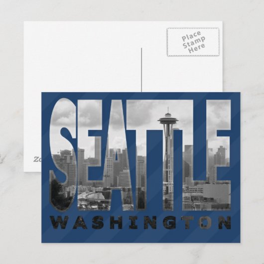 Seattle, Briefkaart Washington (Voorkant / Achterkant)