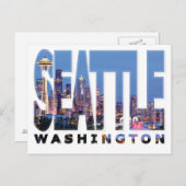 Seattle, Briefkaart Washington (Voorkant / Achterkant)