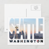 Seattle, Briefkaart Washington (Voorkant / Achterkant)