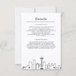 Seattle bruiloft | Gegevens van bezoeker Kaart