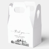 Seattle bruiloft gepersonaliseerde gunst box bedankdoosjes (Geopend)