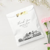 Seattle bruiloft gepersonaliseerde gunsttas bedankzakje (Gezegeld)