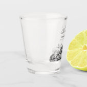 Seattle bruiloft gunst gepersonaliseerd gejuich shot glas (Links)