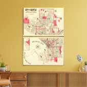 Seattle Canvas Afdruk (Insitu (Woonkamer))