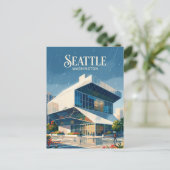 Seattle Central Library VS Briefkaart (Staand voorkant)