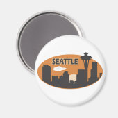 Seattle City Magneet (Voorkant / Achterkant)