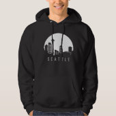 Seattle City Skyline Hoodie (Voorkant)