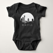Seattle City Skyline Romper (Voorkant)