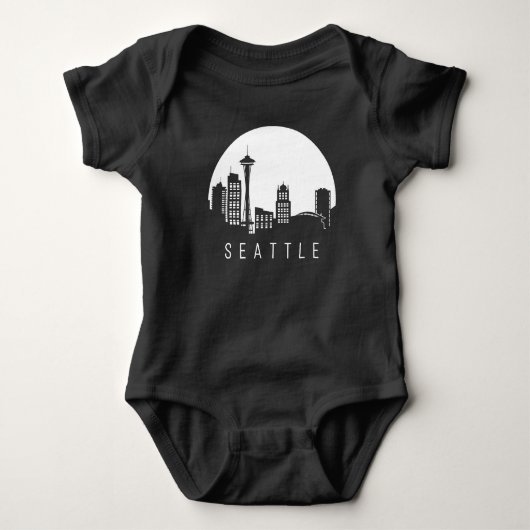 Seattle City Skyline Romper (Voorkant)