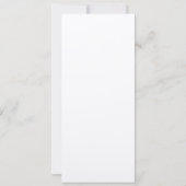 Seattle City Skyline Wedding Invitation Kaart (Achterkant)