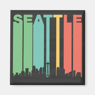 Seattle Cityscape Magneet