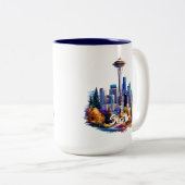 Seattle Coffee Mok (Voorkant rechts)