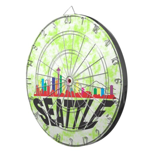 Seattle Dartbord (Voorkant Rechts)