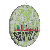 Seattle Dartbord (Voorkant Links)