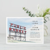 Seattle De datum opslaan Kaart (Staand voorkant)