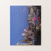 Seattle, Downtown en Mt. Rainier in de schemering Legpuzzel (Verticaal)