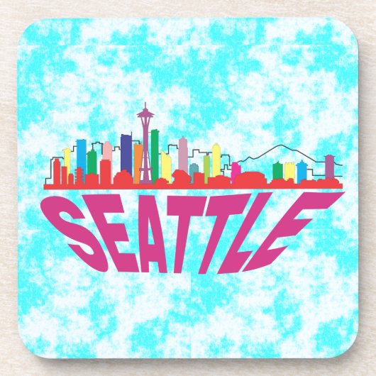 Seattle Drankjes Onderzetter (Voorkant)