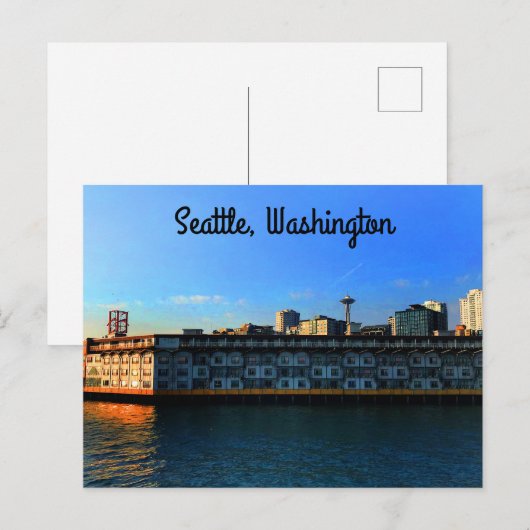 Seattle Edgewater Hotel #1 Briefkaart (Voorkant / Achterkant)