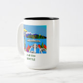 Seattle Emerald City Afbeelding Mok (Voorkant links)