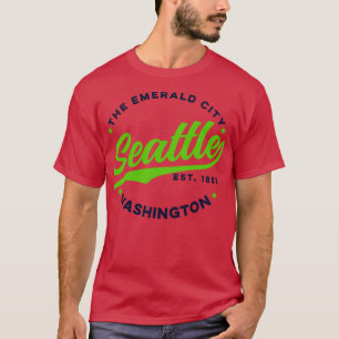  Seattle Emerald City Washington USA 1 T-shirt