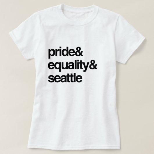SEATTLE EQUALITY EN PRIDE -.png T-shirt (Design voorkant)