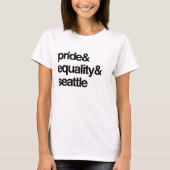 SEATTLE EQUALITY EN PRIDE -.png T-shirt (Voorkant)
