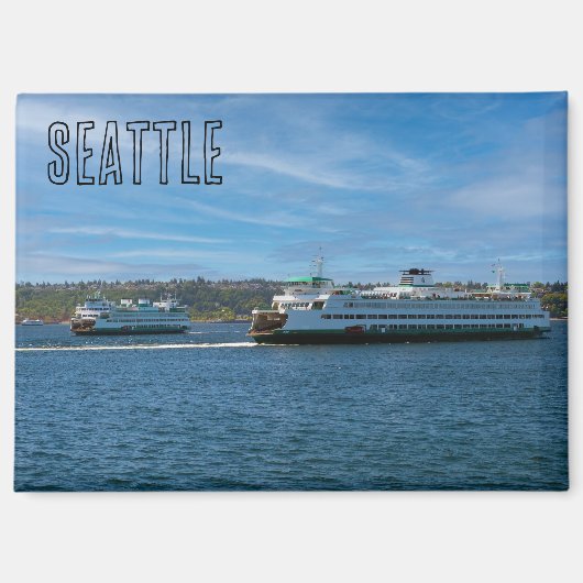 Seattle Ferries Magneet (Voorkant)