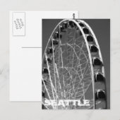 Seattle Ferris Wheel Briefkaart (Voorkant / Achterkant)