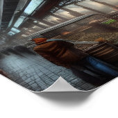 Seattle Fish Market Digital Art Poster (Hoek)