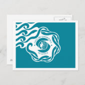 Seattle Flag Briefkaart (Voorkant / Achterkant)