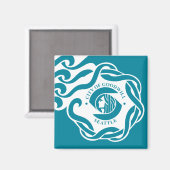 Seattle Flag Magneet (Voorkant / Achterkant)