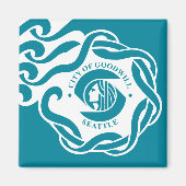 Seattle Flag Magneet (Voorkant)