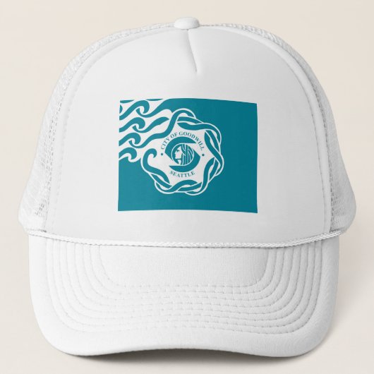 Seattle Flag Trucker Pet (Voorkant)