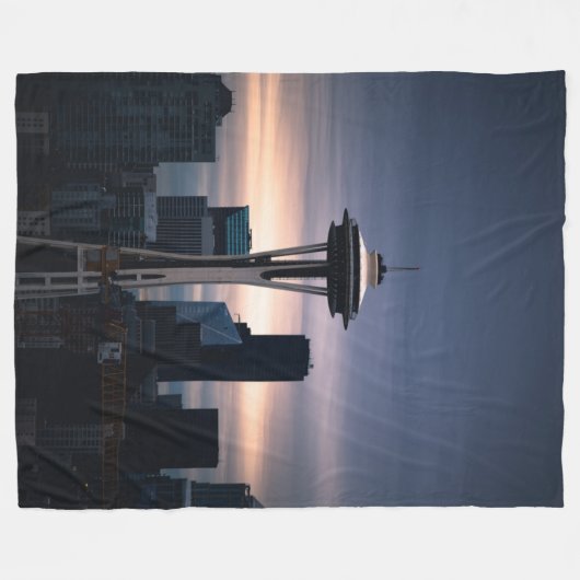 SEATTLE FLEECE DEKEN (Voorkant (Horizontaal))