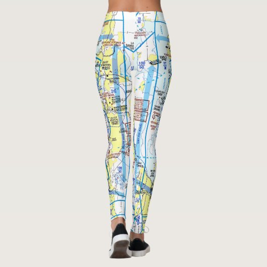 Seattle Flyway Chart leggings (Achterkant)