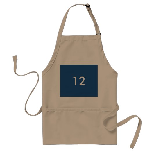 Seattle Football Fan 12 Apron Standaard Schort (Voorkant)