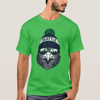 Seattle Football Hawk T-shirt | Officieel Team Fan