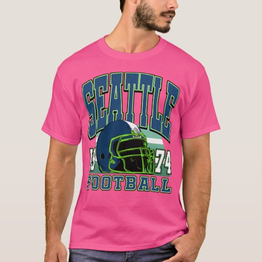 Seattle Football  stijl T-shirt (Voorkant)