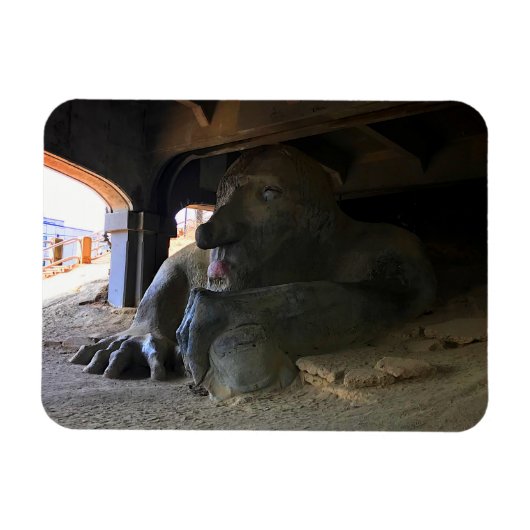 Seattle Fremont Troll #2 Magnet Magneet (Horizontaal)